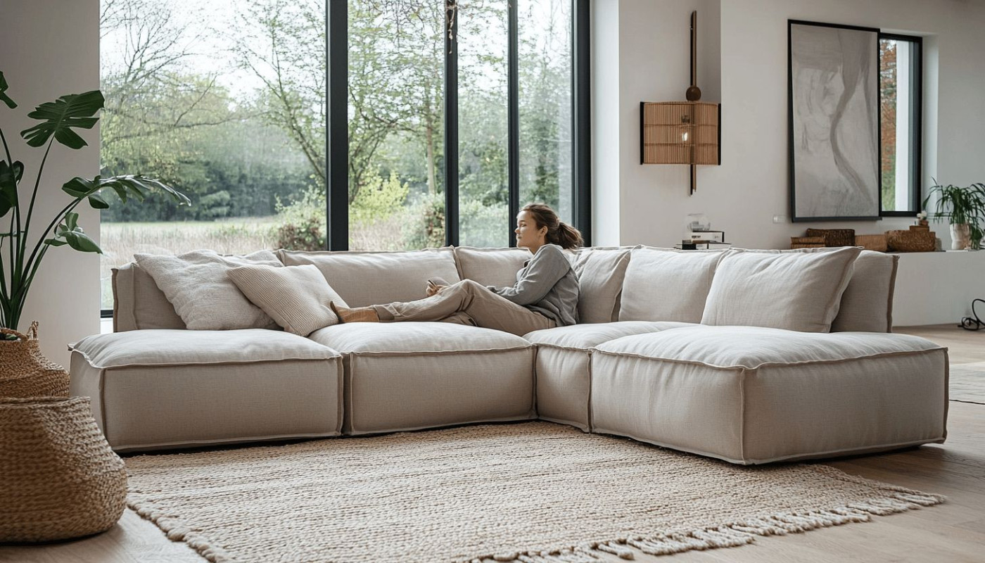 Comment choisir une housse pour canapé d'angle adaptée à votre intérieur ?